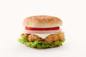 Fast food chicken sandwich