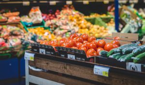 Grocery Store Produce Close-up