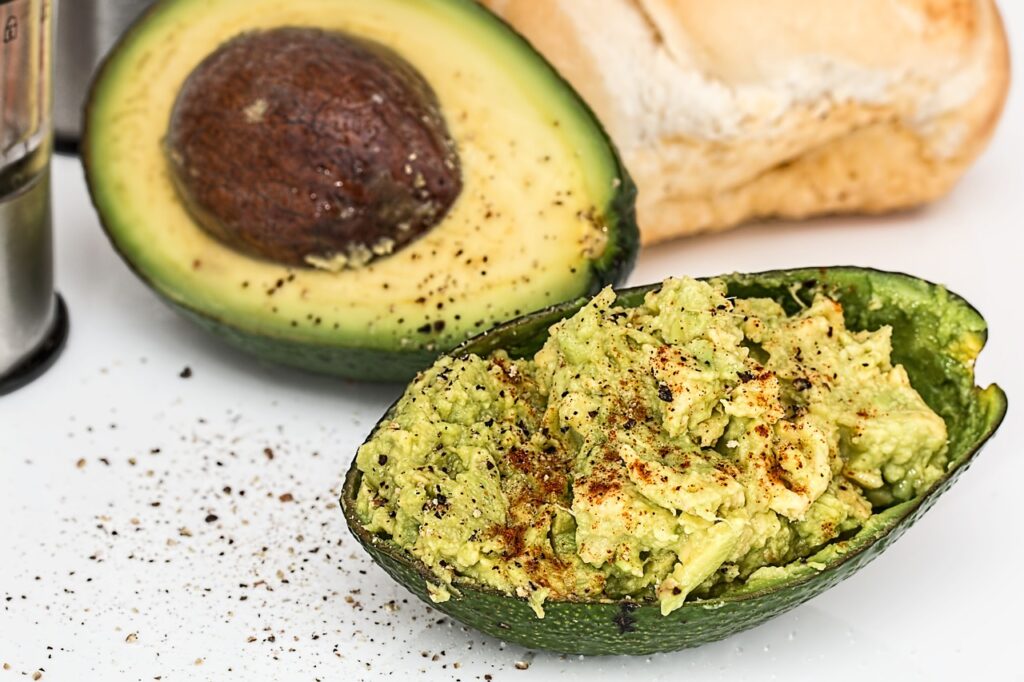 Guacamole Inside an avocado